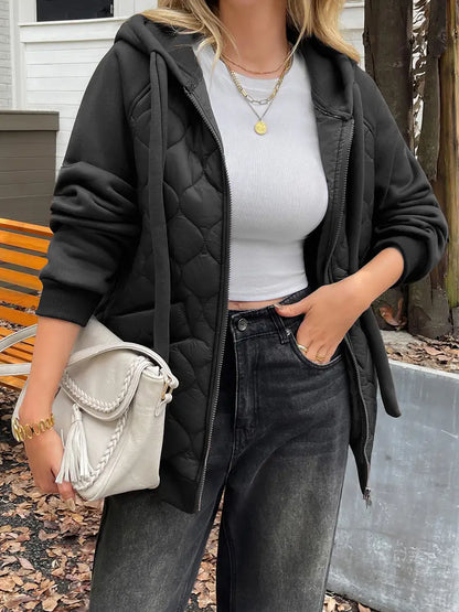 Clora™ | Quilted Hoodie Jacket