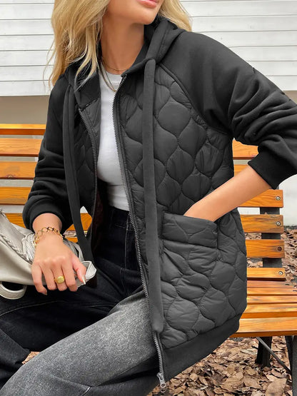 Clora™ | Quilted Hoodie Jacket