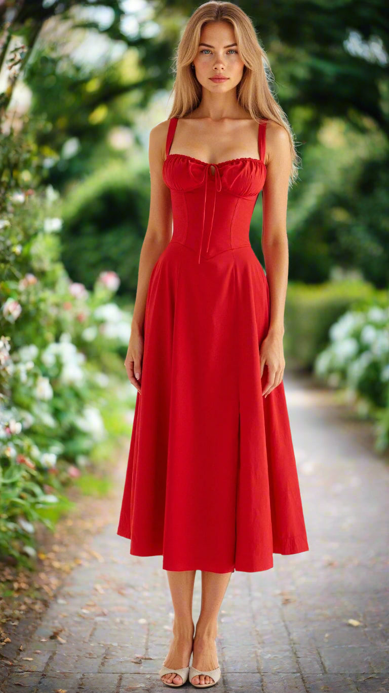 Elaira™ | Elegant Midi Dress