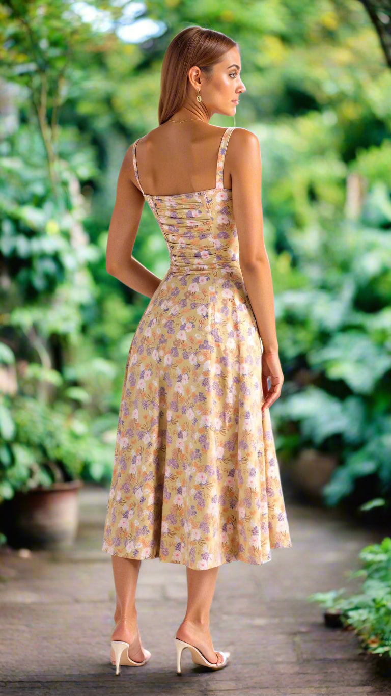 Elaira™ | Elegant Midi Dress