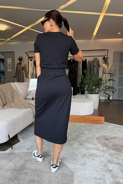 Brianna™ | V-Top Skirt Set