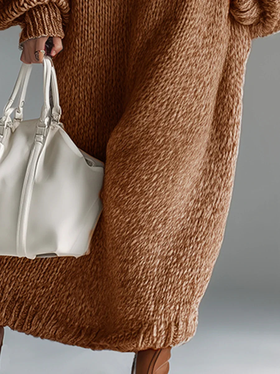 Elaryna™ | Elegant Knit Maxi Dress