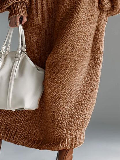 Elaryna™ | Elegant Knit Maxi Dress