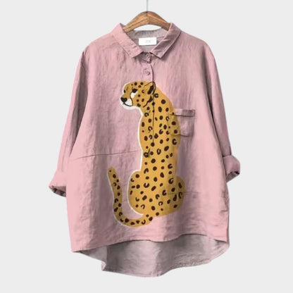 Rosa™ | Elegant Oversized Floral Blouse