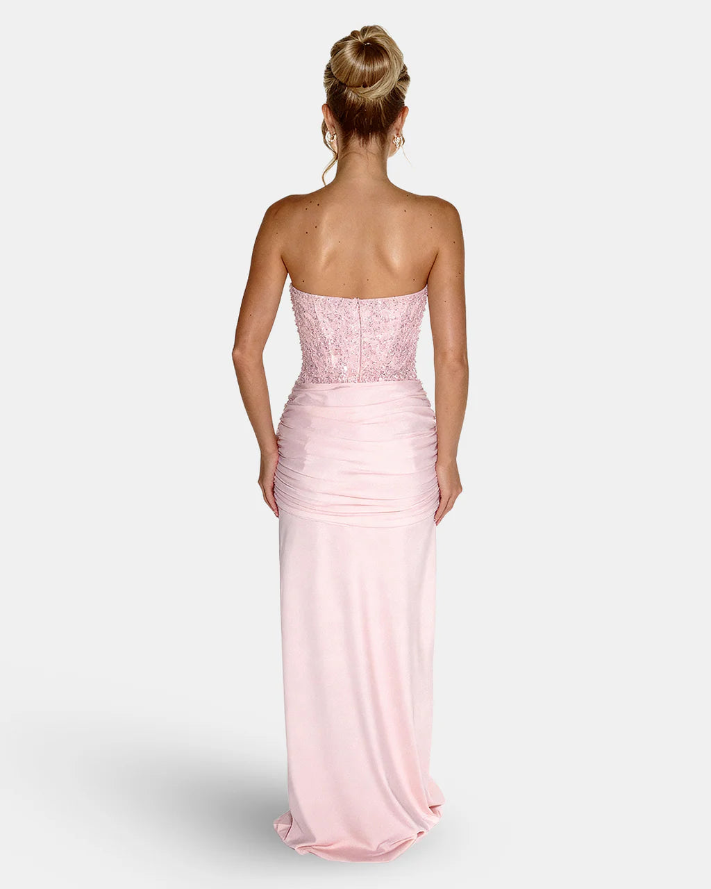  Romy™ | Sequin Strapless Maxi Dress