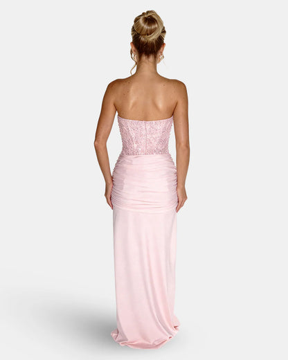  Romy™ | Sequin Strapless Maxi Dress