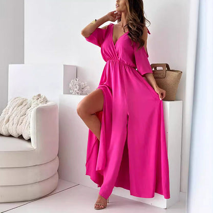 Calista™ | Elegant Side Slit Dress