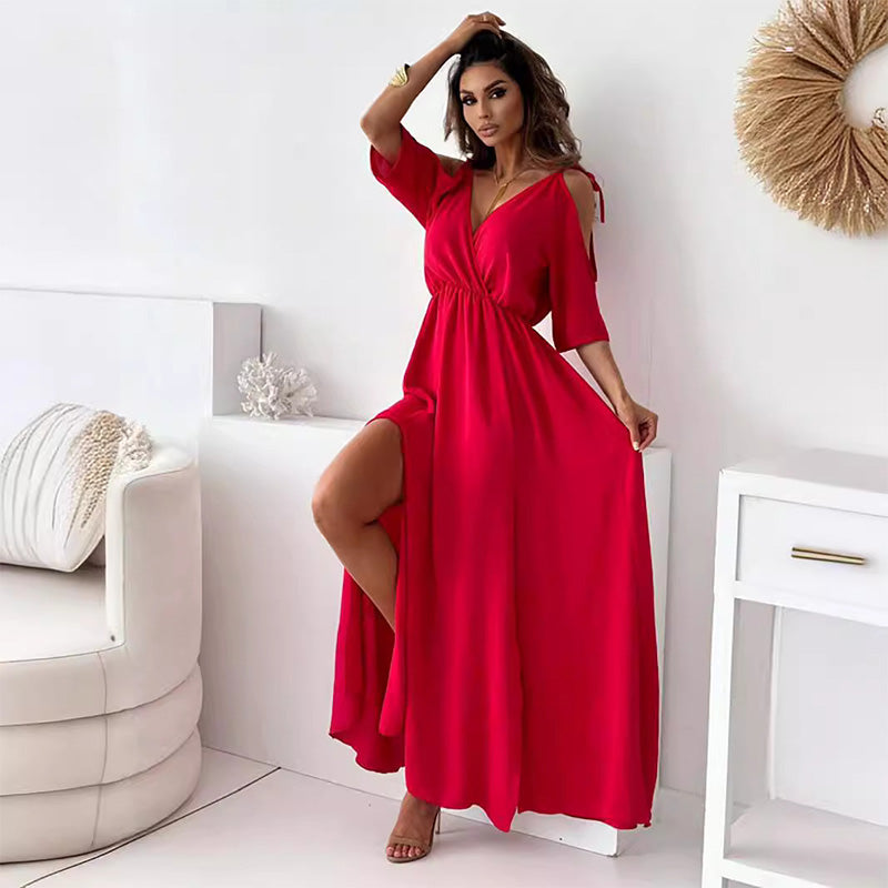 Calista™ | Elegant Side Slit Dress
