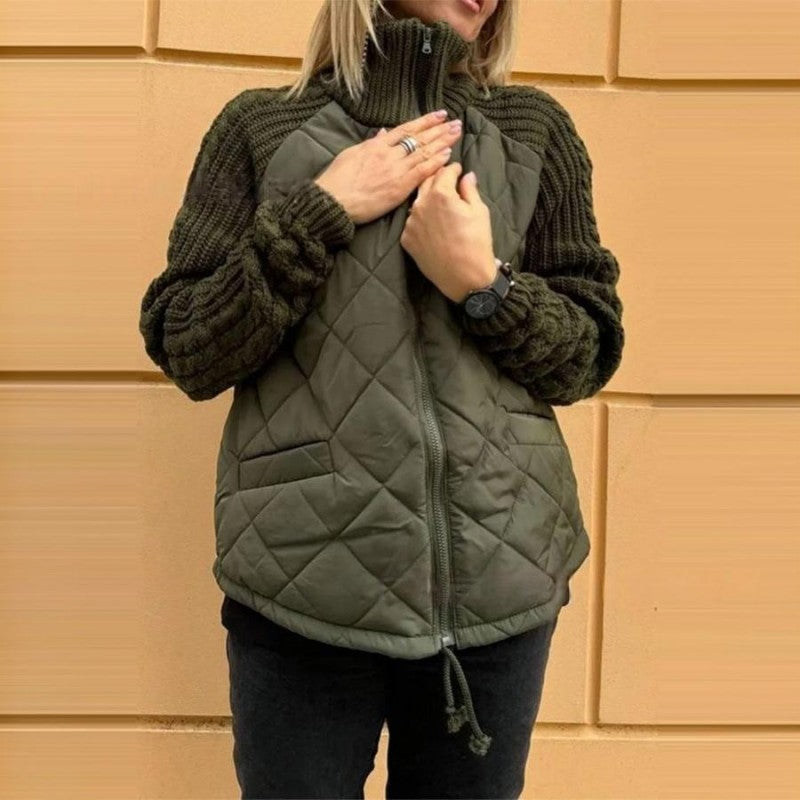 Irina™ | Knitted patchwork jacket