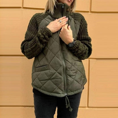 Irina™ | Knitted patchwork jacket