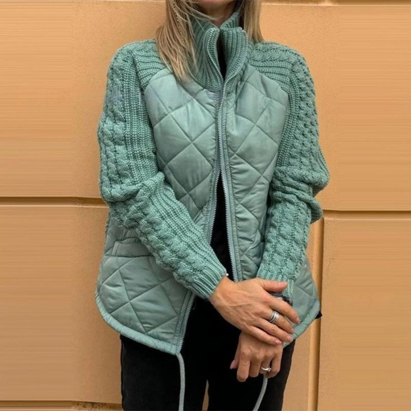 Irina™ | Knitted patchwork jacket