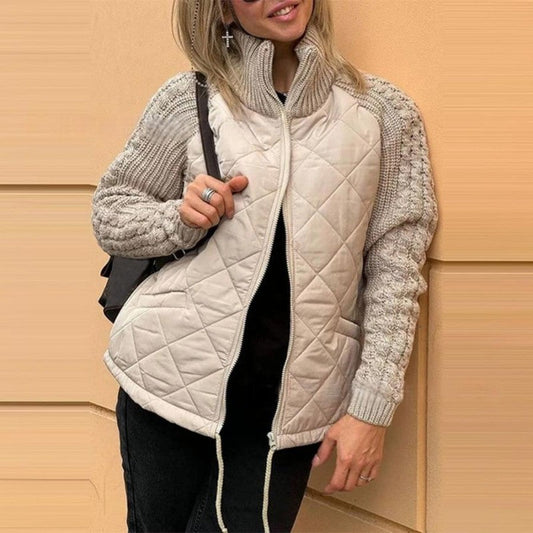 Irina™ | Knitted patchwork jacket