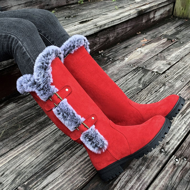 Mareselle™ |  Thick Winter Boots with Mid Shaft