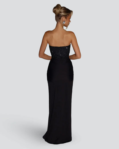  Romy™ | Sequin Strapless Maxi Dress