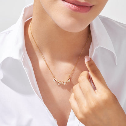 LYNN & CO | KlaverHarten Ketting - PRACHTIG & AUTHENTIEK