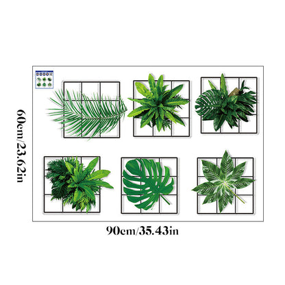 NatuurOase™ - 3D Groene Plant Muursticker