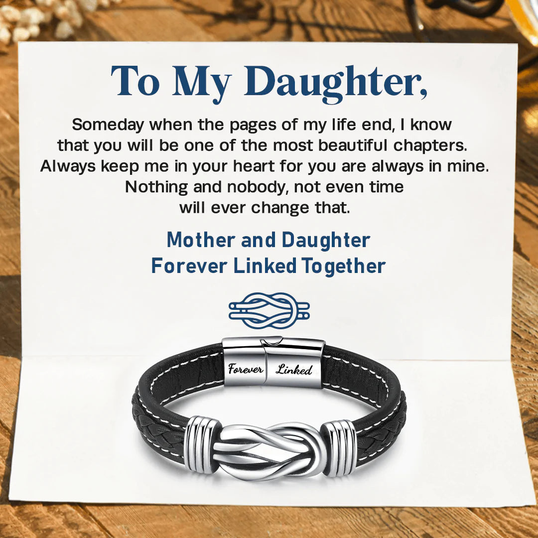 LYNN & CO | "Mother And Daughter Forever Linked Together" Armband