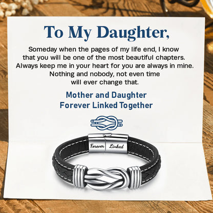 LYNN & CO | "Mother And Daughter Forever Linked Together" Armband
