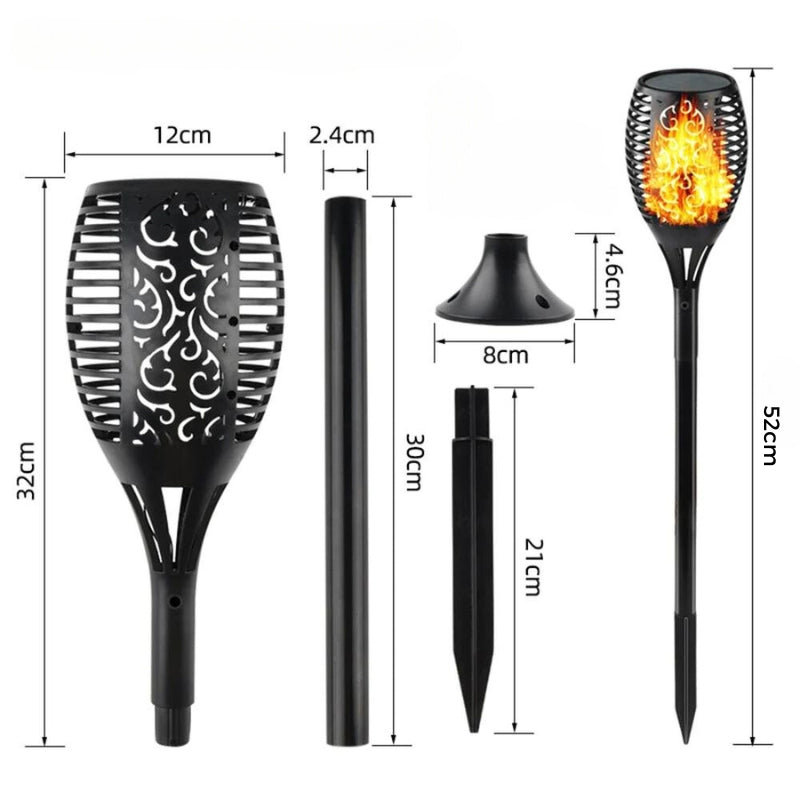 ZonneFakkel™ Prachtige Tuinlamp Op Zonne Energie!