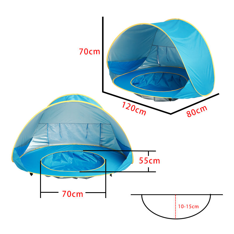 StrandPret™ - Kinder Pop-up Strandtent